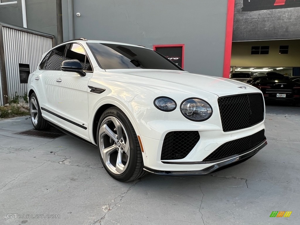 Glacier White 2022 Bentley Bentayga S Exterior Photo #144731020