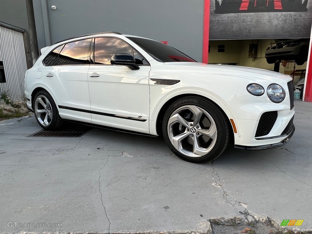 Glacier White 2022 Bentley Bentayga S Exterior Photo #144731035