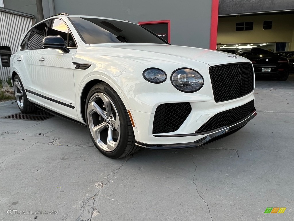 Glacier White 2022 Bentley Bentayga S Exterior Photo #144731091