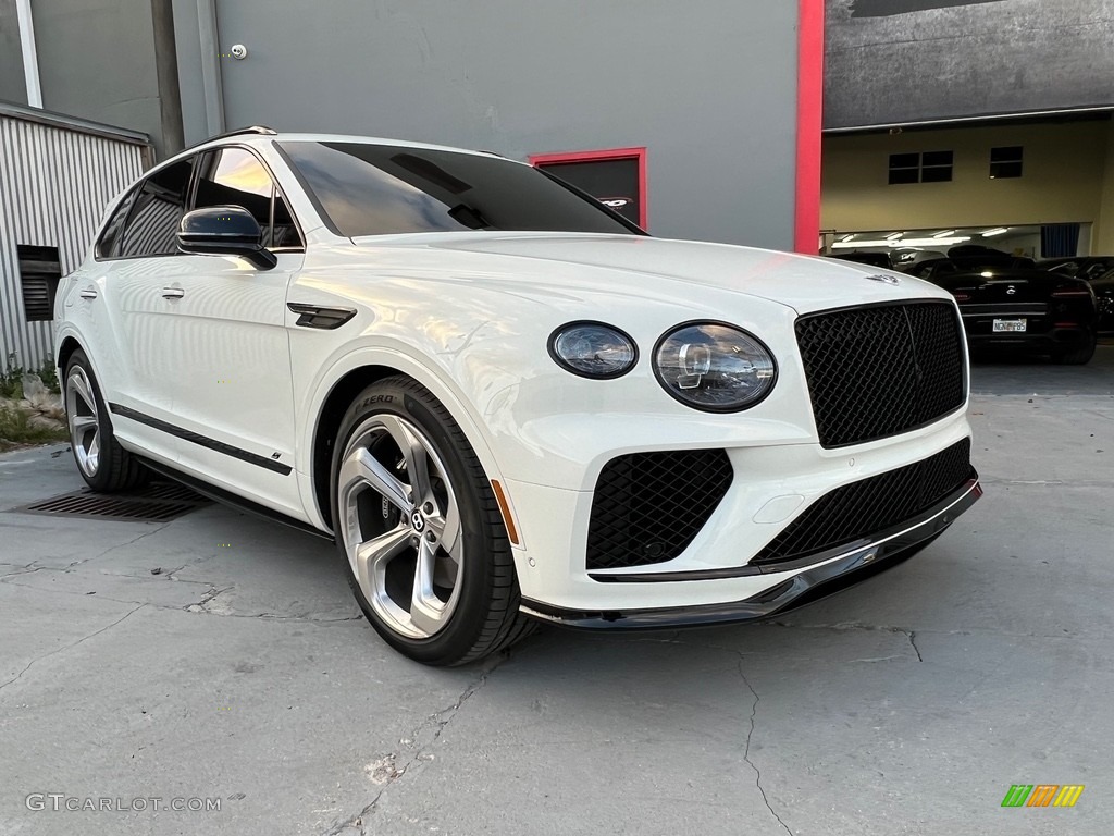 Glacier White 2022 Bentley Bentayga S Exterior Photo #144731146
