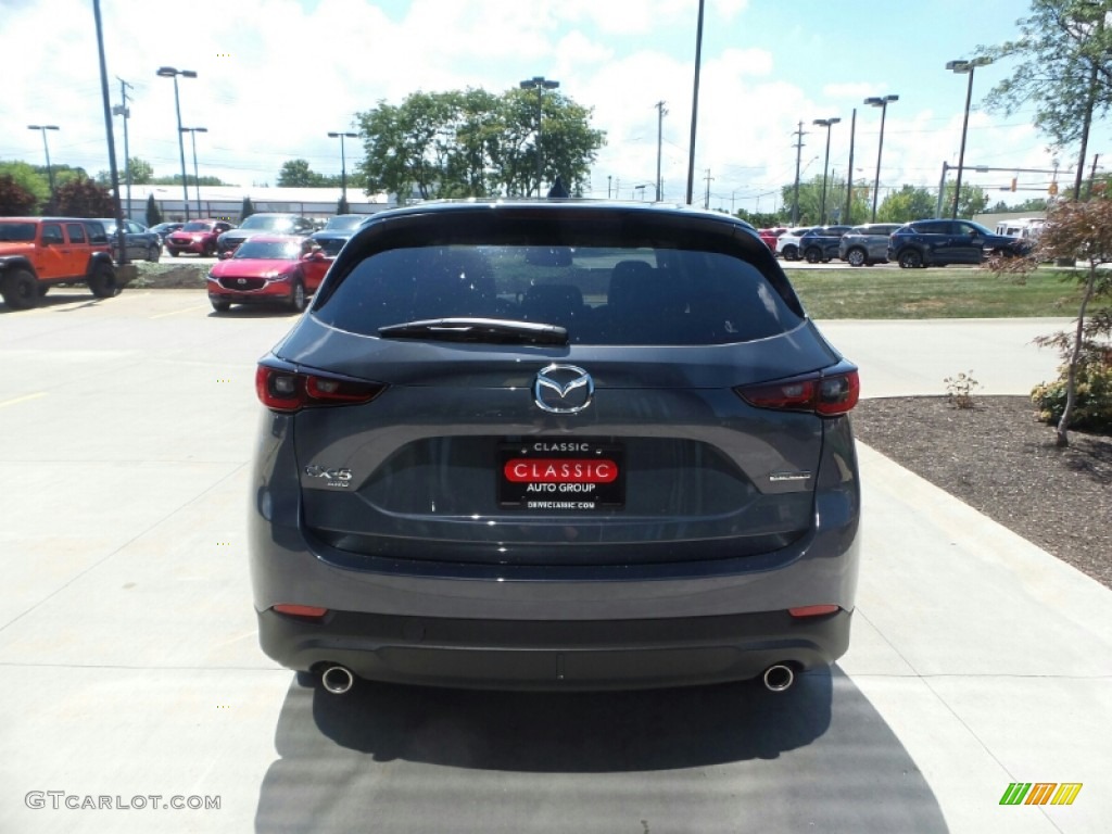 2022 CX-5 S Carbon Edition AWD - Polymetal Gray Metallic / Red photo #5