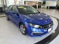 Agean Blue Metallic - Civic LX Sedan Photo No. 3