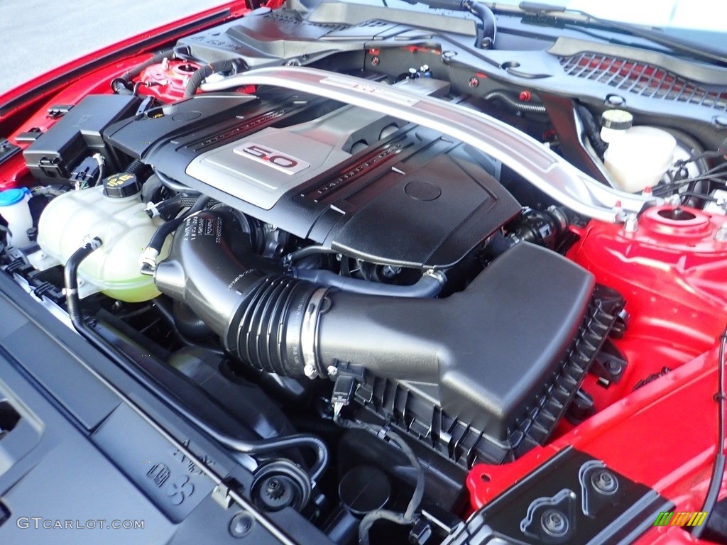 2020 Ford Mustang GT Premium Convertible 5.0 Liter DOHC 32-Valve Ti-VCT V8 Engine Photo #144733411