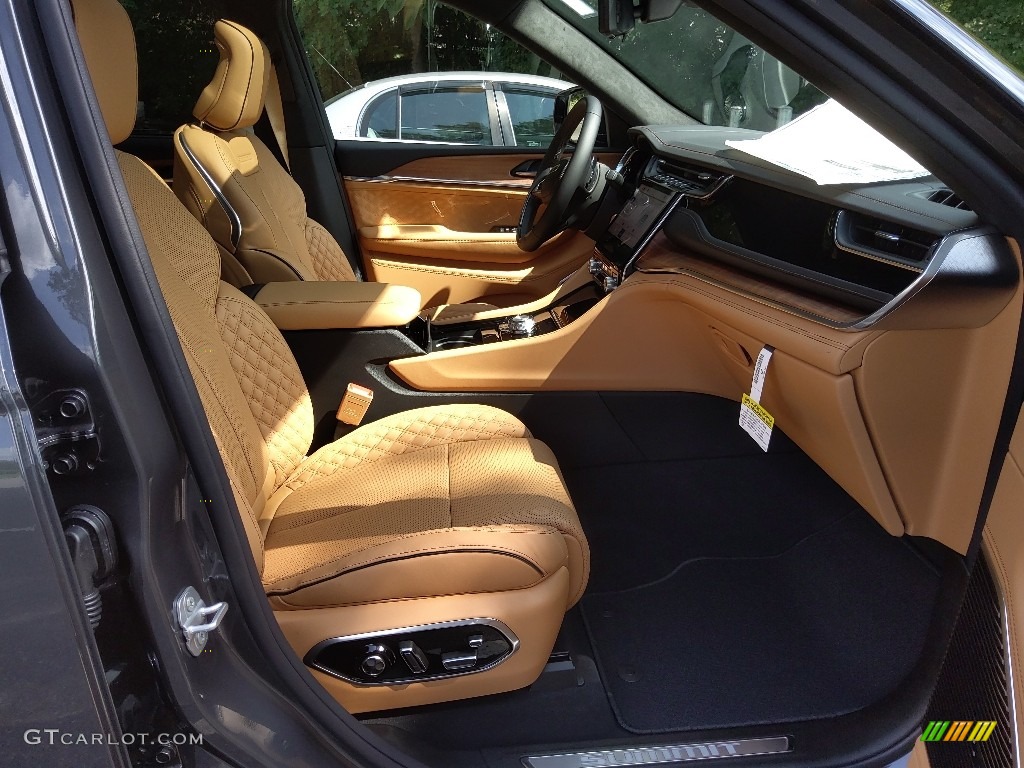 Tupelo/Black Interior 2022 Jeep Grand Cherokee Summit Reserve 4x4 Photo #144733690