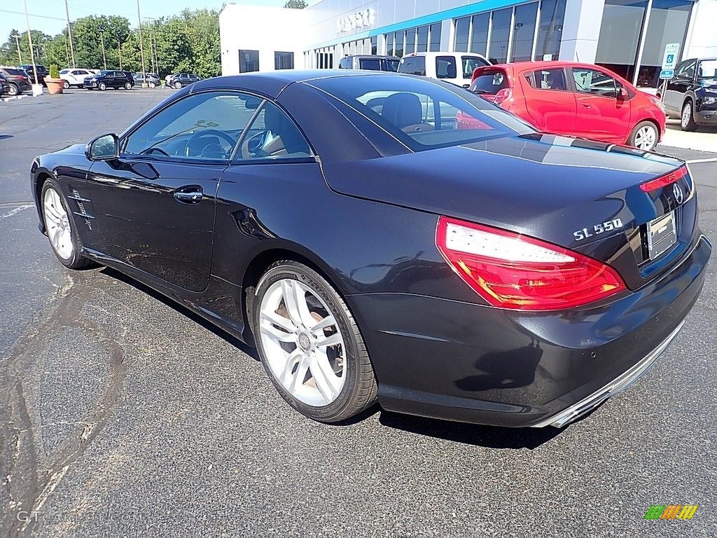 2013 SL 550 Roadster - Magnetite Black Metallic / Brown/Black photo #4