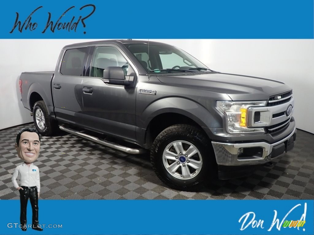 2018 F150 XLT SuperCrew - Lead Foot / Earth Gray photo #1