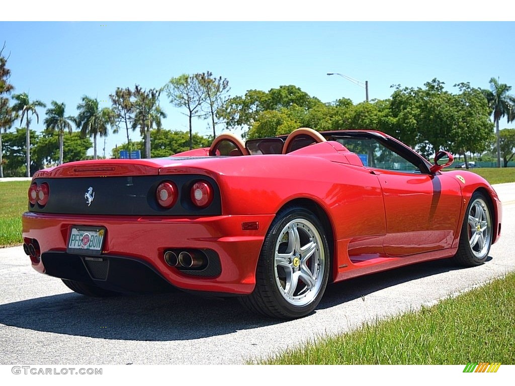 Corsa Red 2004 Ferrari 360 Spider F1 Exterior Photo #144735875