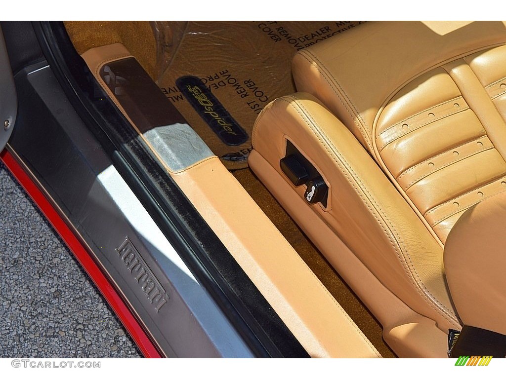 Beige Interior 2004 Ferrari 360 Spider F1 Photo #144736532