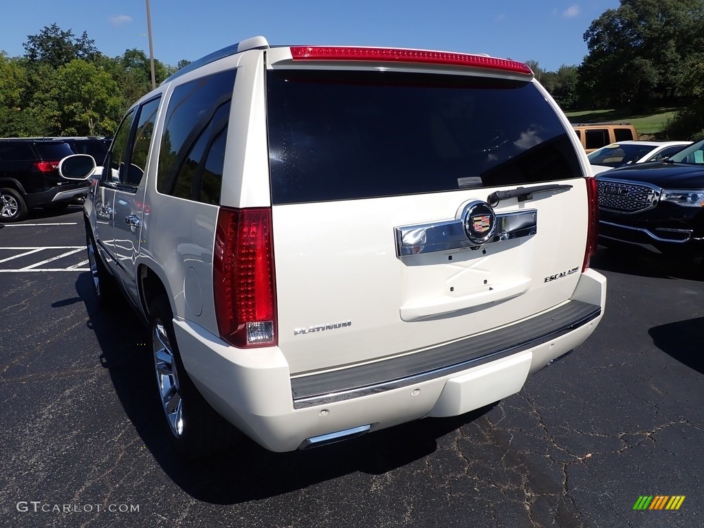 2013 Escalade Platinum AWD - White Diamond Tricoat / Ebony photo #5