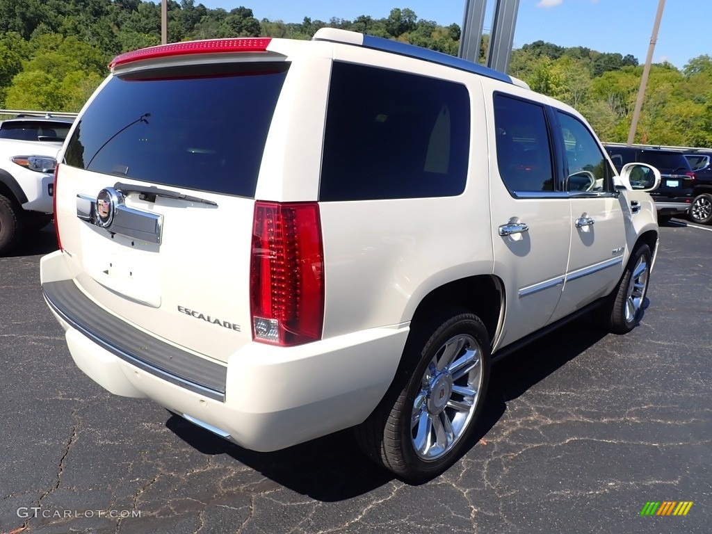 2013 Escalade Platinum AWD - White Diamond Tricoat / Ebony photo #6