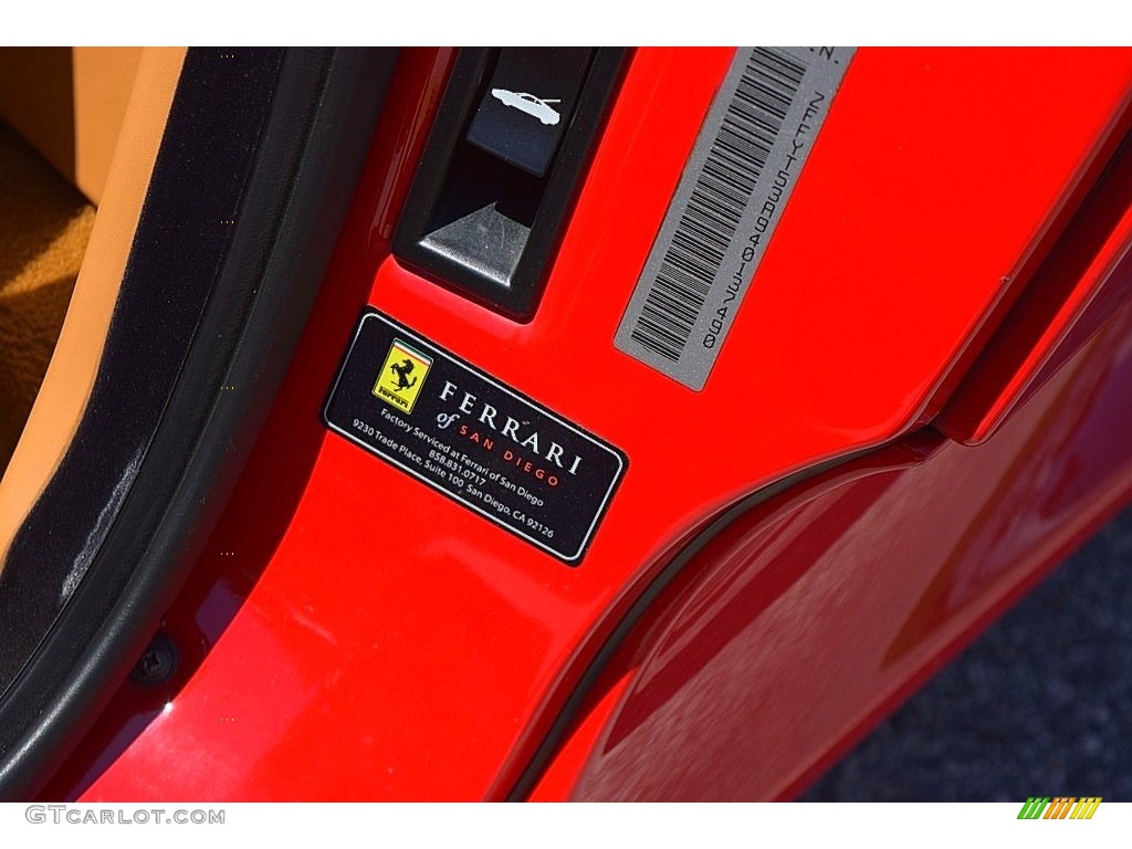 2004 Ferrari 360 Spider F1 Info Tag Photo #144736796