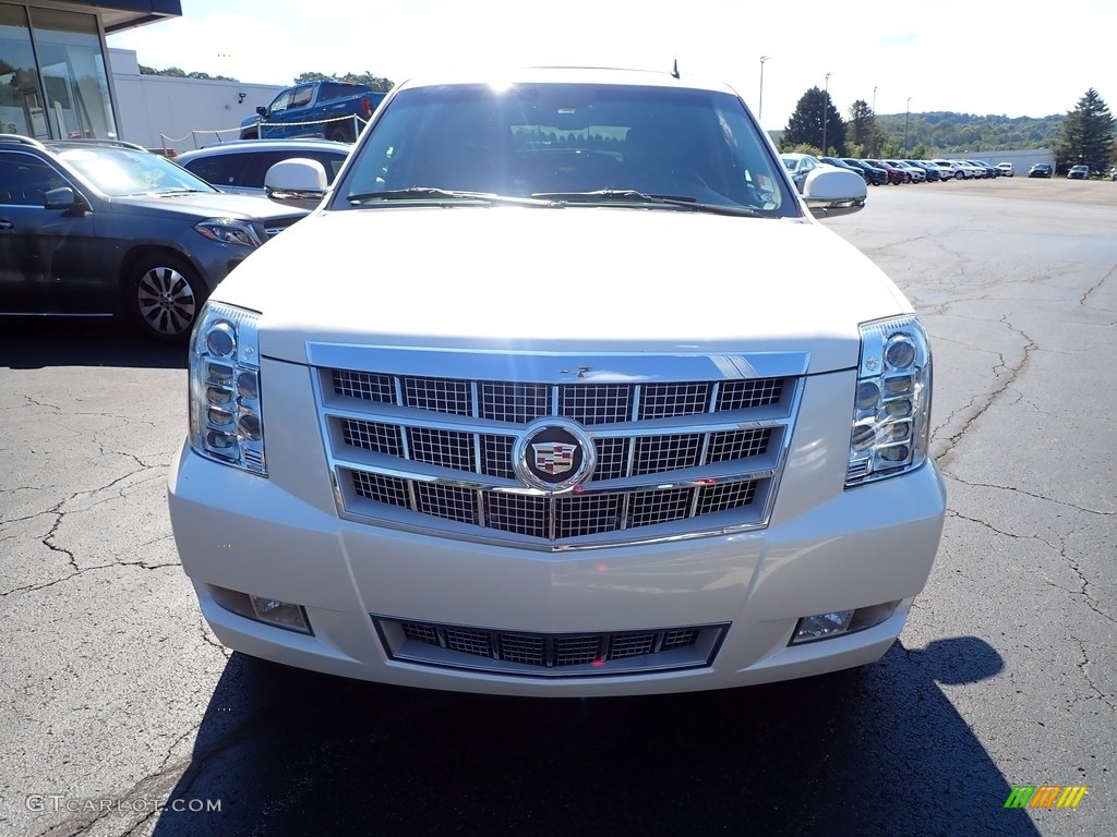 2013 Escalade Platinum AWD - White Diamond Tricoat / Ebony photo #11