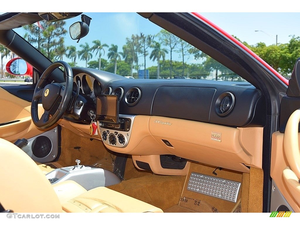 2004 Ferrari 360 Spider F1 Beige Dashboard Photo #144736838