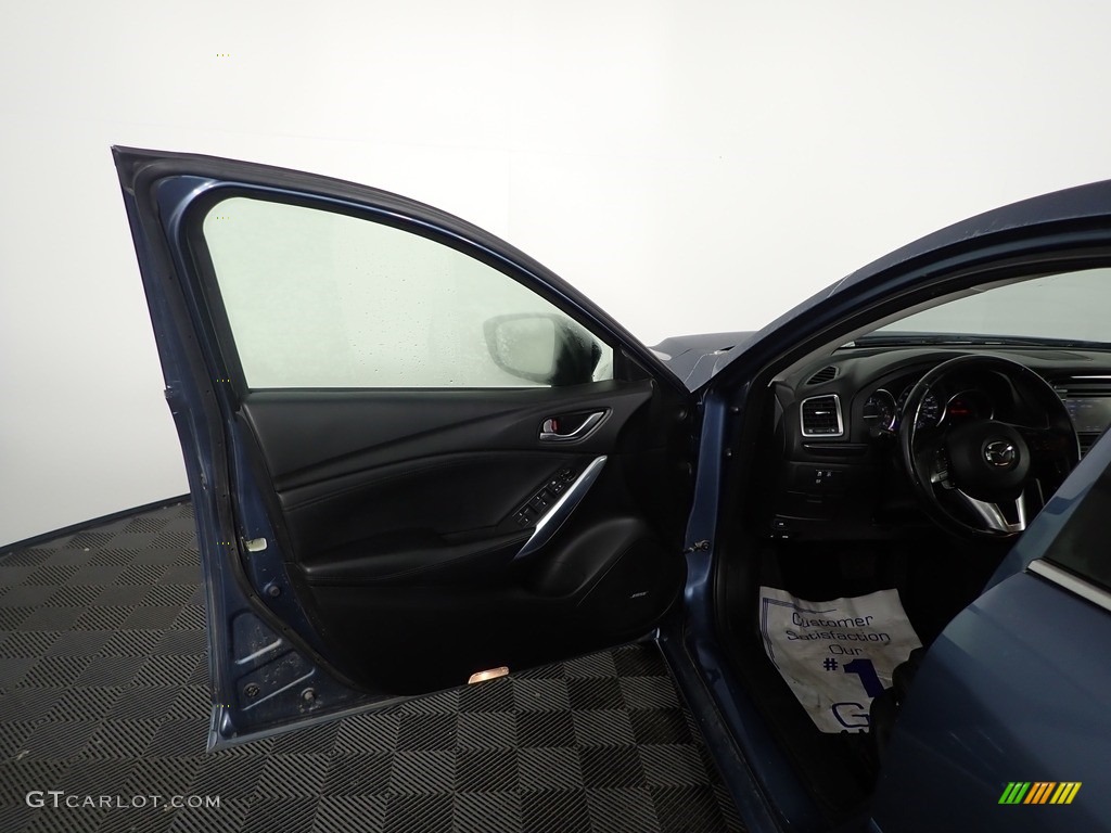 2015 Mazda6 Touring - Blue Reflex Mica / Black photo #9
