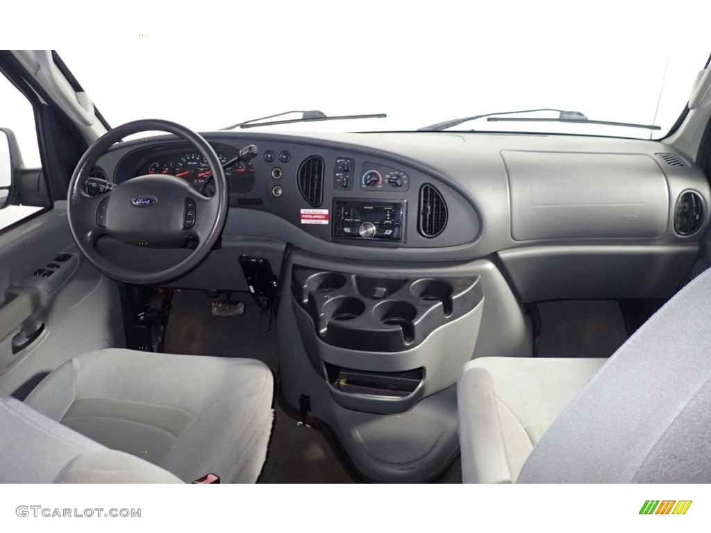 Medium Flint Interior 2008 Ford E Series Van E350 Super Duty XLT Extended Passenger Photo #144737741