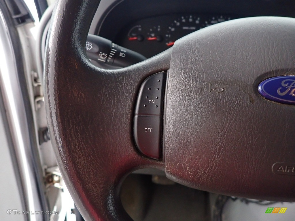 2008 Ford E Series Van E350 Super Duty XLT Extended Passenger Medium Flint Steering Wheel Photo #144737840
