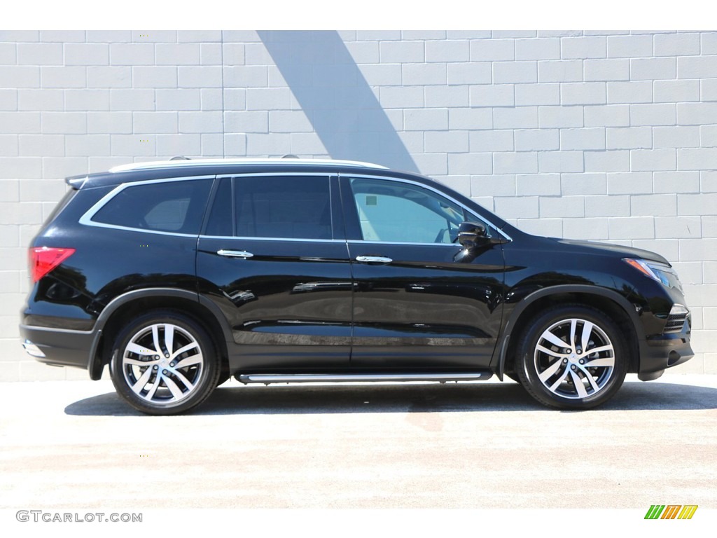 Crystal Black Pearl 2018 Honda Pilot Touring Exterior Photo #144737987