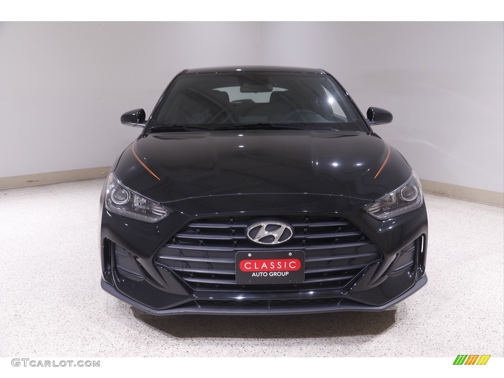 2019 Veloster 2.0 - Ultra Black / Black photo #2