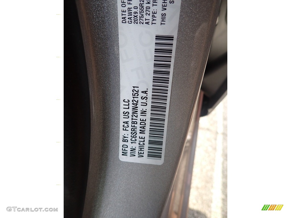 2022 1500 Big Horn Quad Cab 4x4 - Billet Silver Metallic / Black photo #20