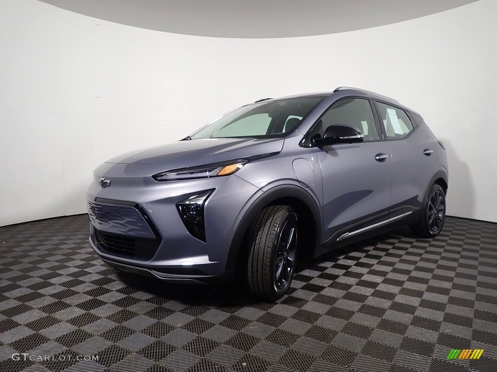 Gray Ghost Metallic 2022 Chevrolet Bolt EV LT Exterior Photo #144739877