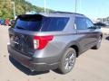 2022 Carbonized Gray Metallic Ford Explorer XLT  photo #8