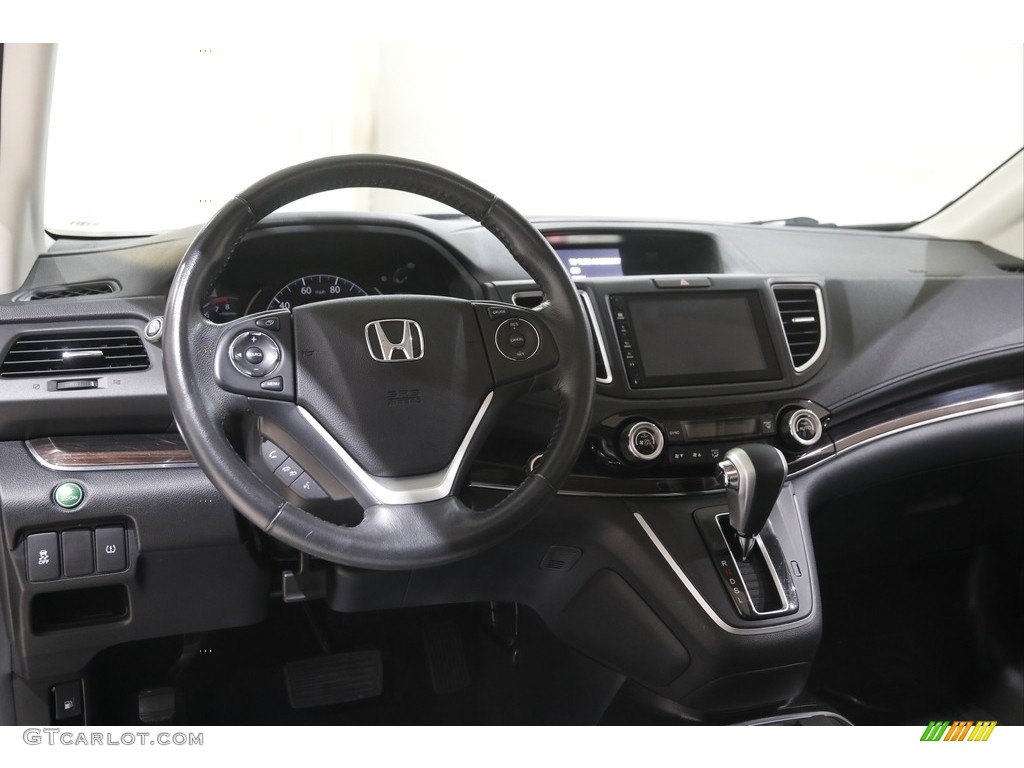 2016 Honda CR-V EX-L AWD Gray Dashboard Photo #144740129