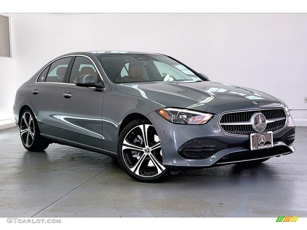 Selenite Gray Magno (Matte) 2022 Mercedes-Benz C 300 Sedan Exterior Photo #144740396