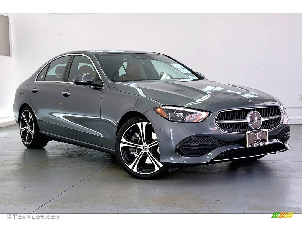 2022 C 300 Sedan - Selenite Gray Magno (Matte) / Sienna Brown photo #12