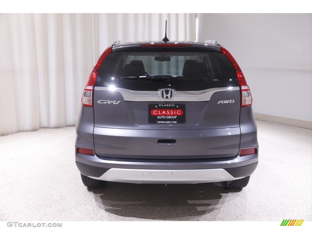 2016 CR-V EX-L AWD - Modern Steel Metallic / Gray photo #23