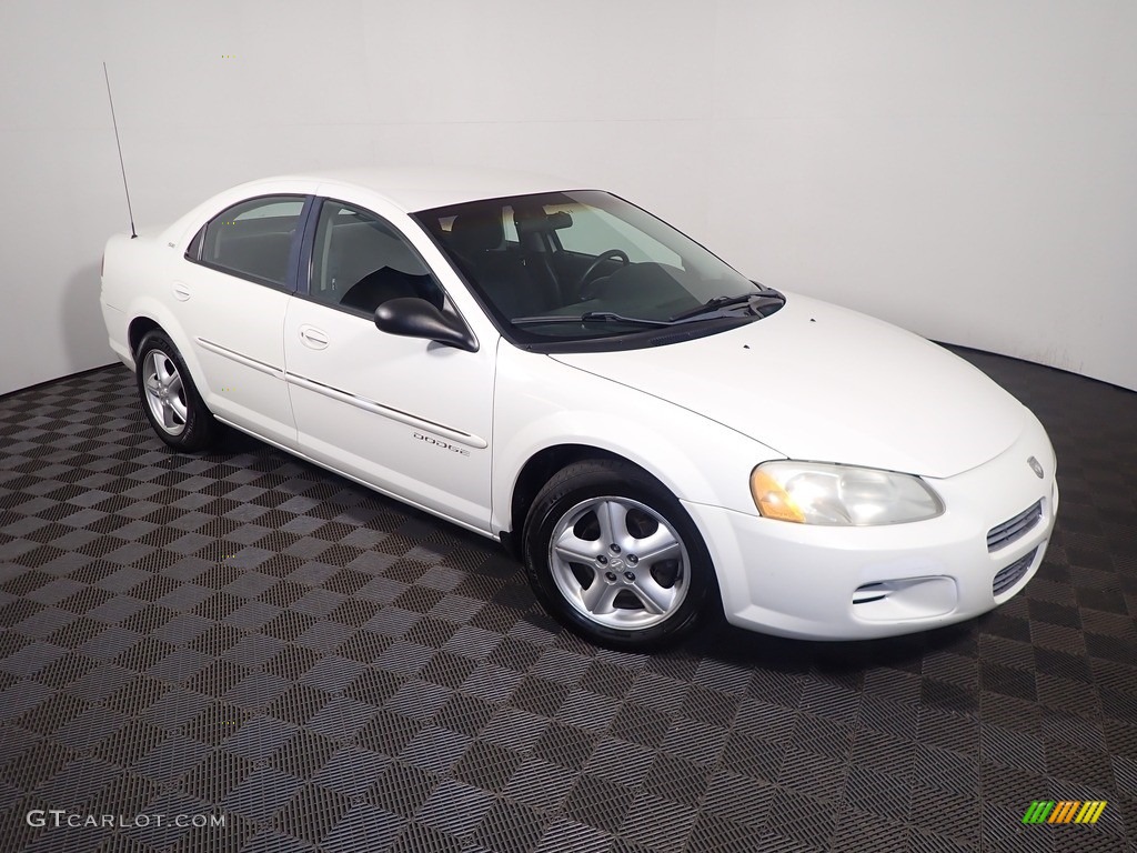 2001 Stratus SE Sedan - Stone White / Dark Slate Gray photo #2