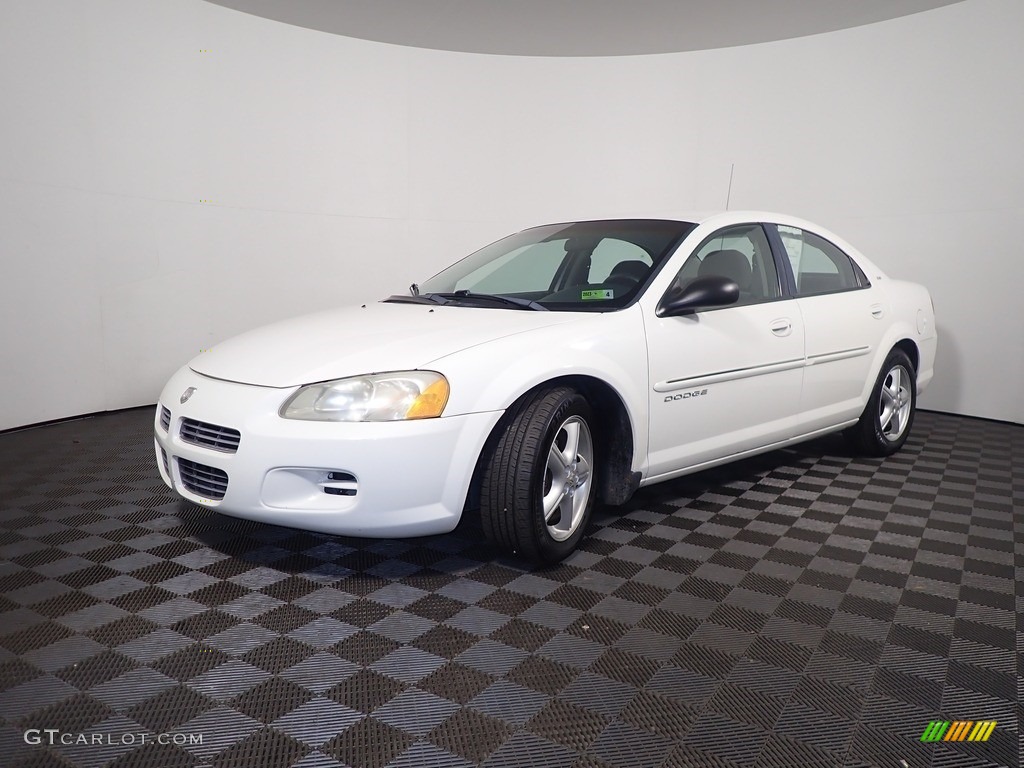 2001 Stratus SE Sedan - Stone White / Dark Slate Gray photo #6