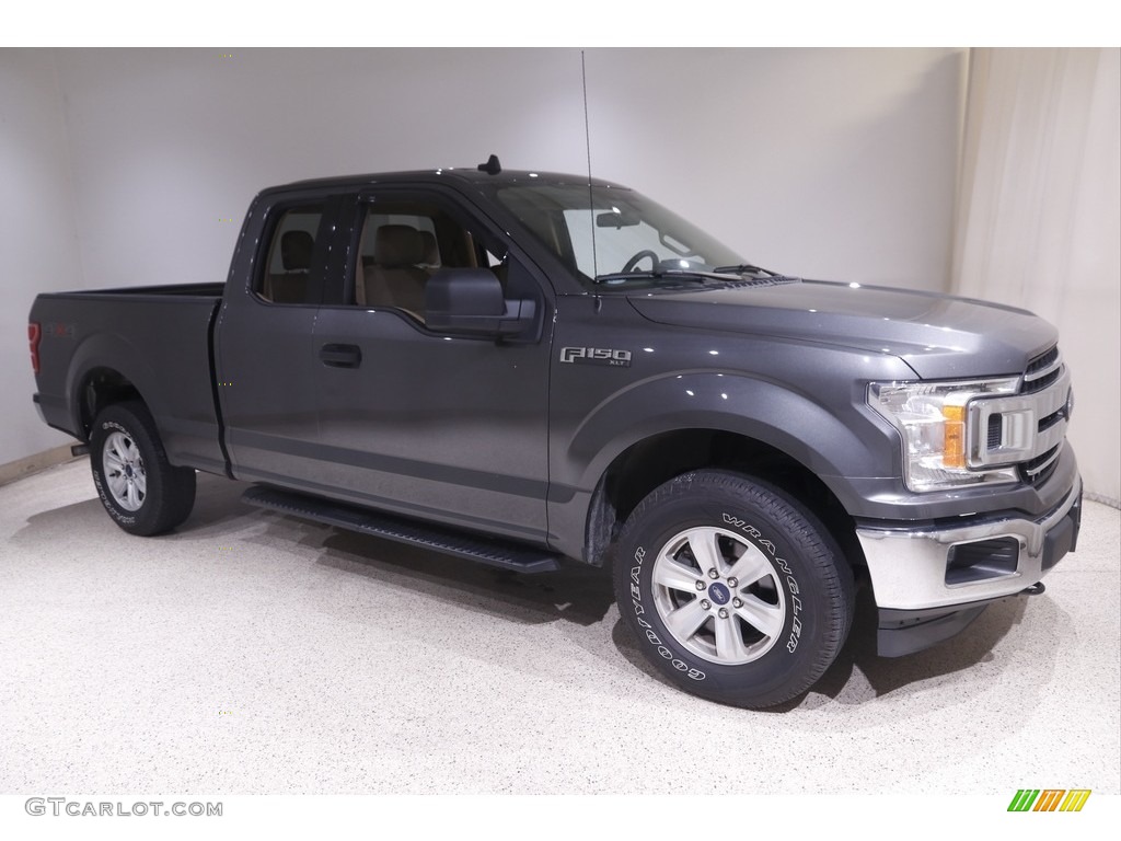 2019 F150 XLT SuperCab 4x4 - Silver Spruce / Earth Gray photo #1