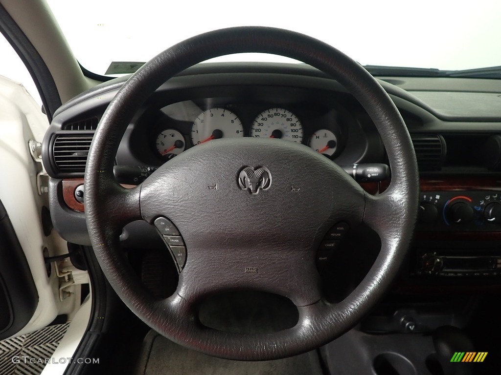 2001 Stratus SE Sedan - Stone White / Dark Slate Gray photo #22