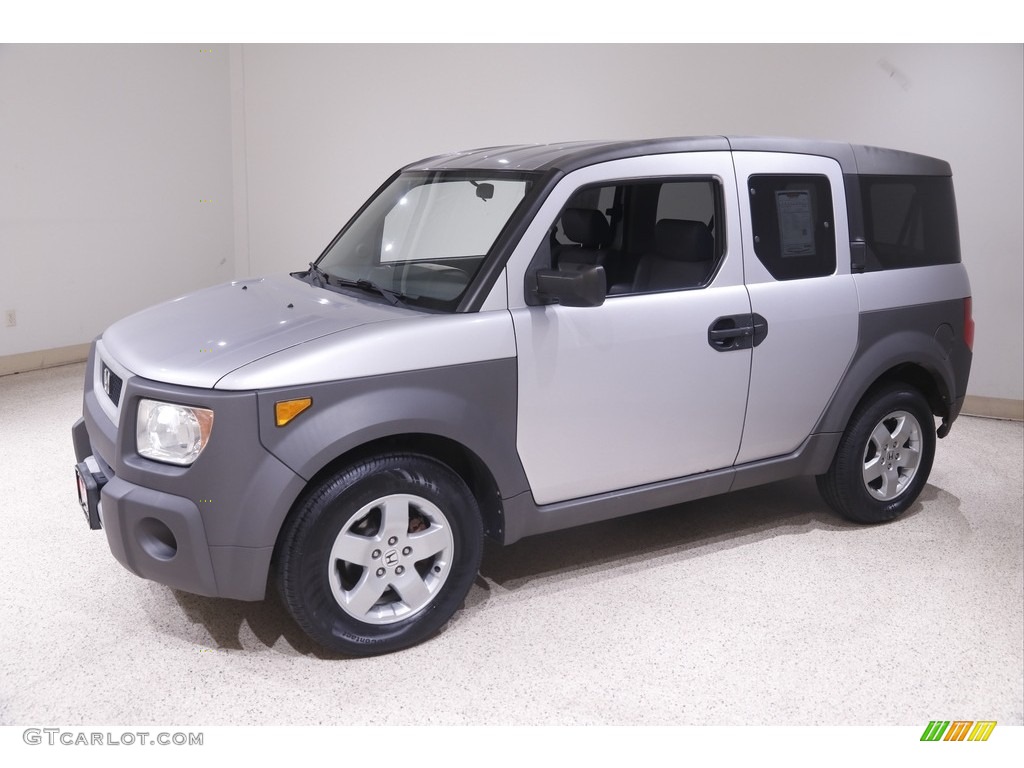 2003 Element EX AWD - Satin Silver Metallic / Gray photo #3