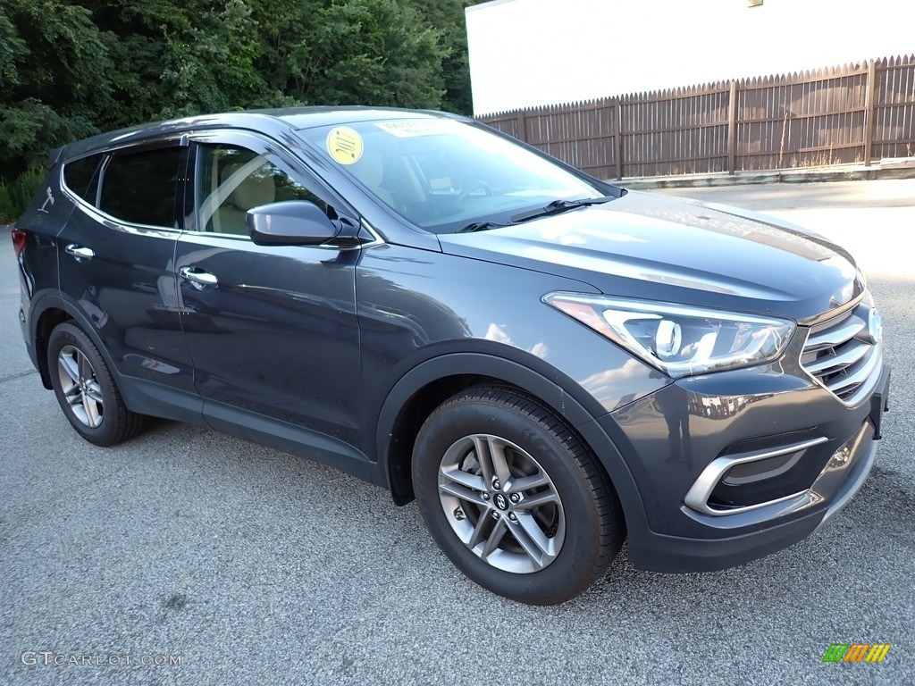 2017 Santa Fe Sport AWD - Mineral Gray / Beige photo #8