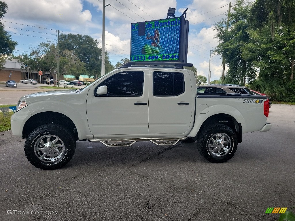 Glacier White 2019 Nissan Frontier Pro-4X Crew Cab 4x4 Exterior Photo #144741605