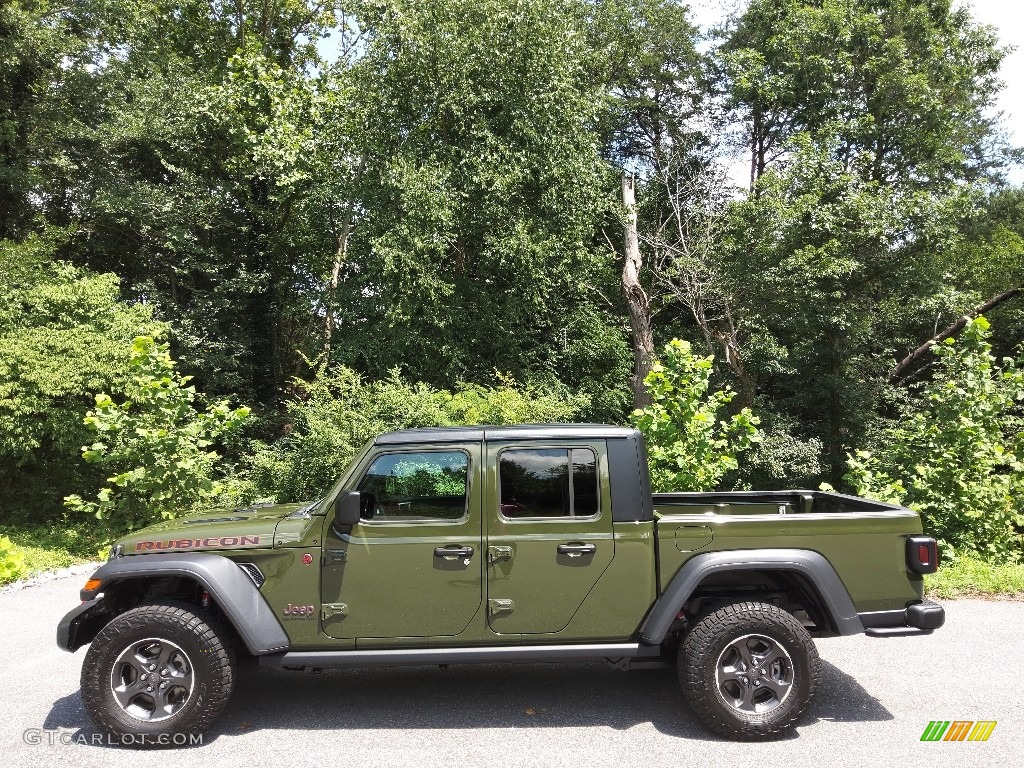 2021 Gladiator Rubicon 4x4 - Sarge Green / Black photo #1