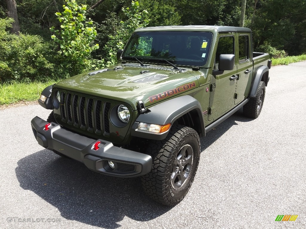 2021 Gladiator Rubicon 4x4 - Sarge Green / Black photo #2