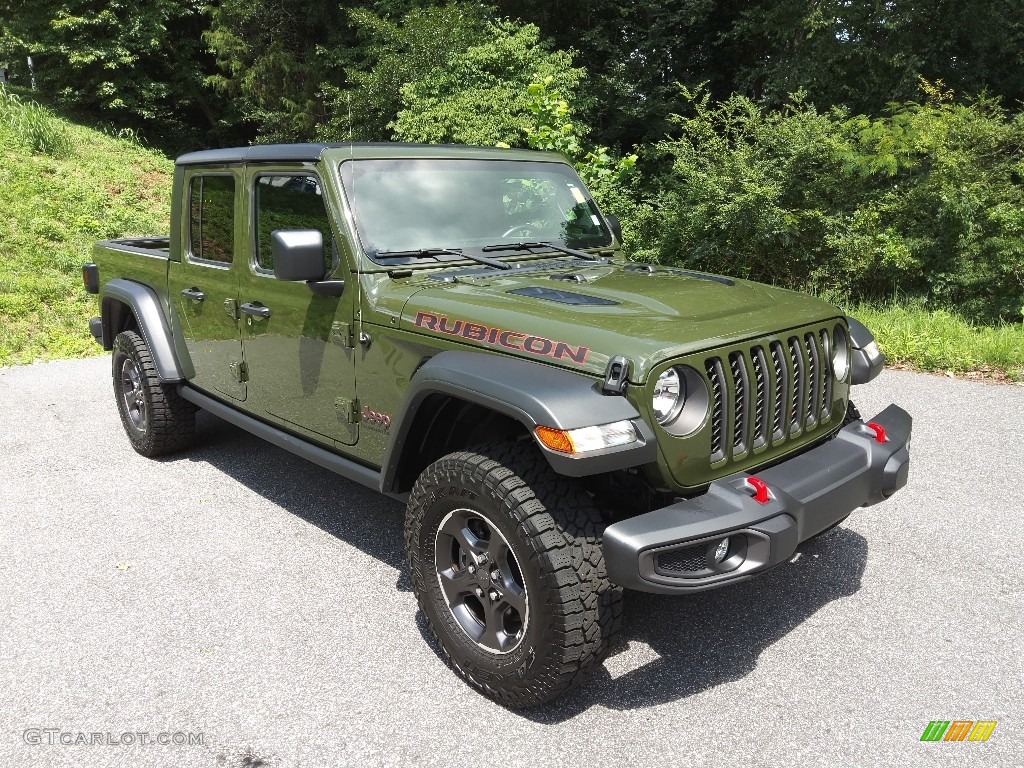2021 Gladiator Rubicon 4x4 - Sarge Green / Black photo #4