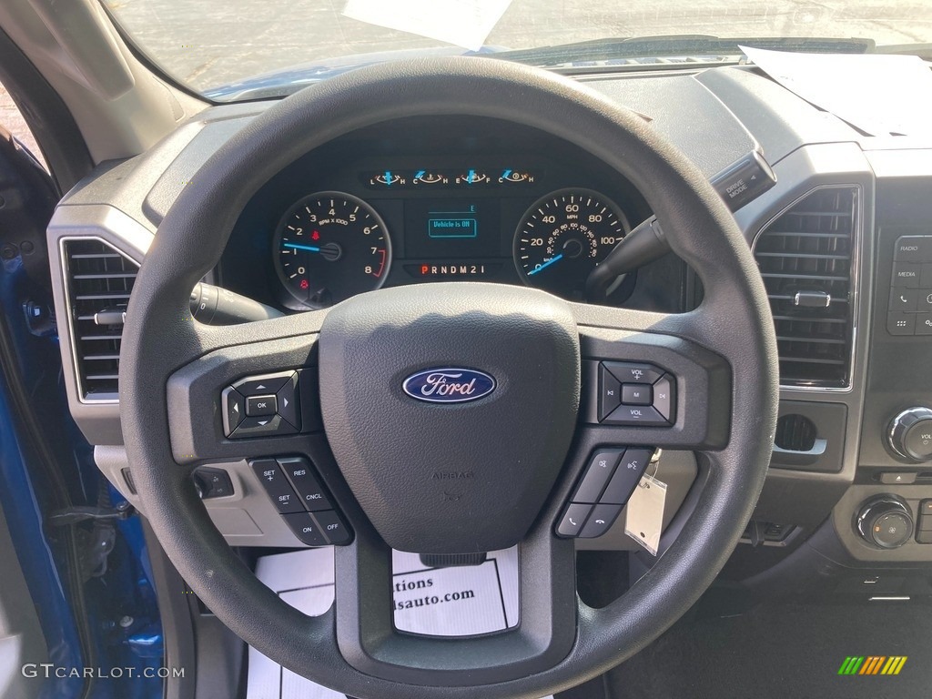 2018 F150 XLT SuperCrew - Lightning Blue / Earth Gray photo #14