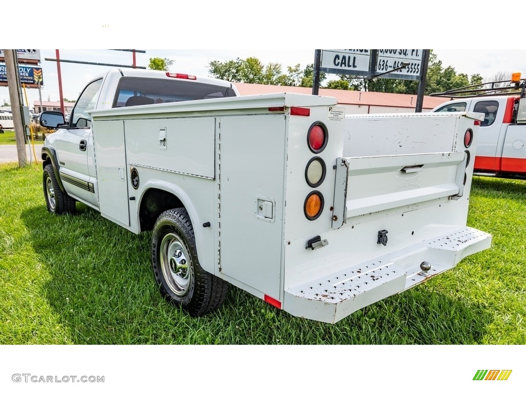 2000 Silverado 2500 LS Regular Cab 4x4 - Summit White / Graphite photo #8