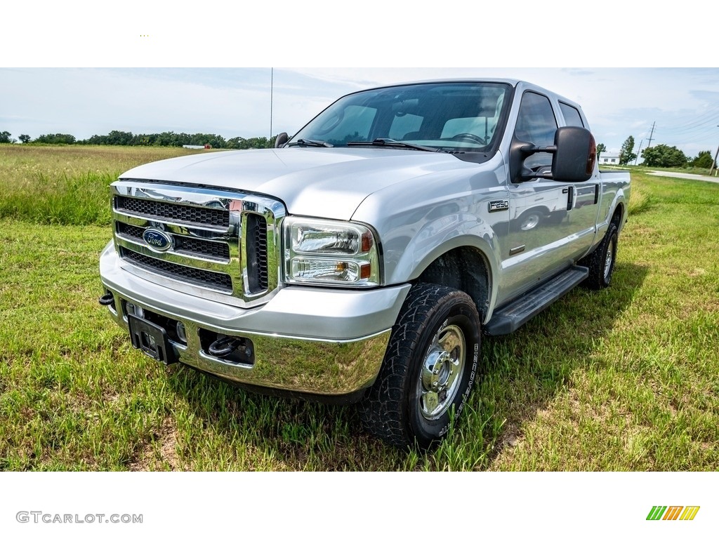 2006 F250 Super Duty XLT Crew Cab 4x4 - Dark Stone Metallic / Medium Flint photo #8
