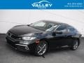 2019 Crystal Black Pearl Honda Civic EX Sedan  photo #1