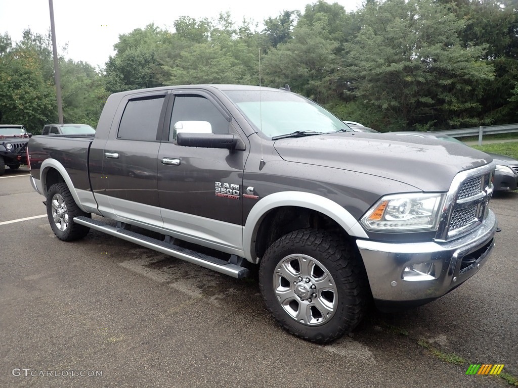 Granite Crystal Metallic 2016 Ram 3500 Laramie Mega Cab 4x4 Exterior Photo #144745822