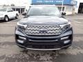 2022 Stone Blue Metallic Ford Explorer Limited 4WD  photo #3