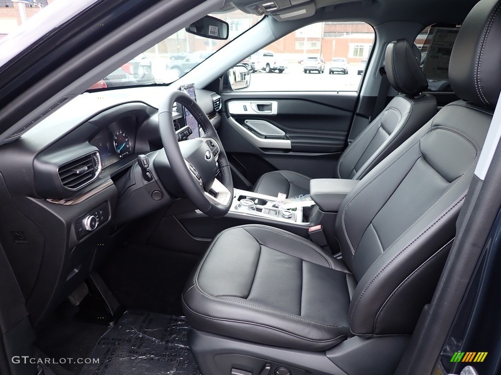 2022 Explorer Limited 4WD - Stone Blue Metallic / Ebony photo #14