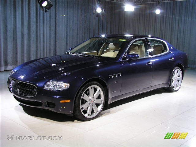 Blue Nettuno 2007 Maserati Quattroporte Sport GT DuoSelect Exterior Photo #144748