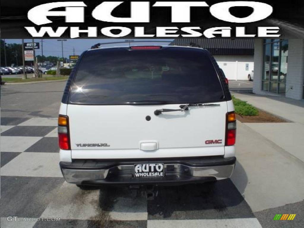 2004 Yukon XL 1500 SLT - Summit White / Neutral/Shale photo #3