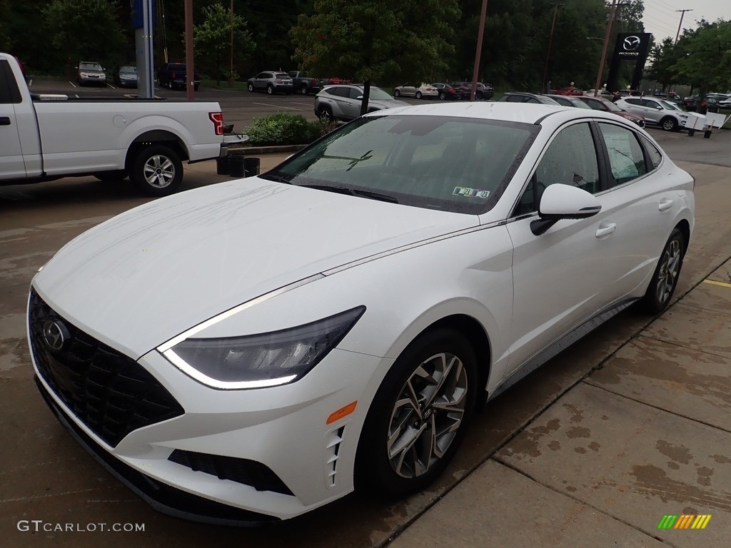Quartz White 2022 Hyundai Sonata SEL Exterior Photo #144747760