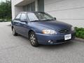 2003 Slate Blue Kia Spectra LS Sedan #14434653
